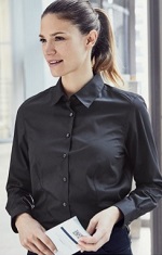 JN641 Ladies' long Sleeved Business shirt