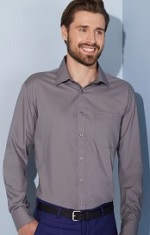JN678 Men's Longsleeve Poplin Shirt